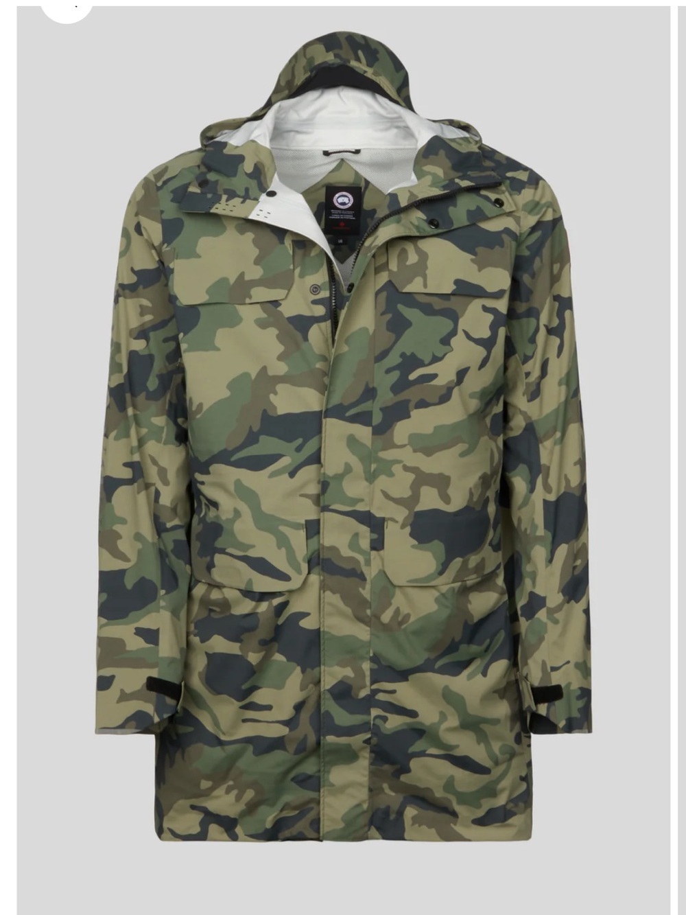 Canada Goose Seawolf Rain Jacket XL Green Camo